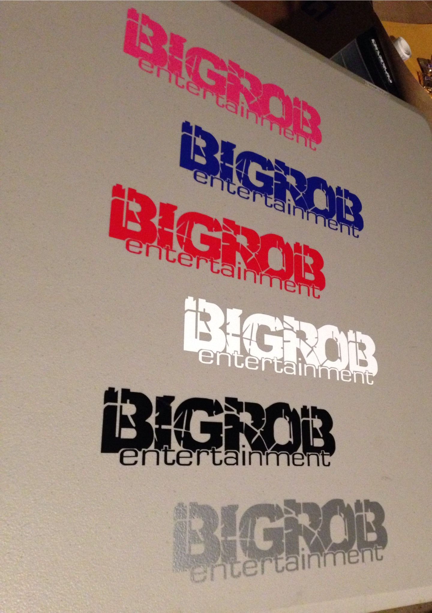 BIGROB Entertainment Sticker 9″