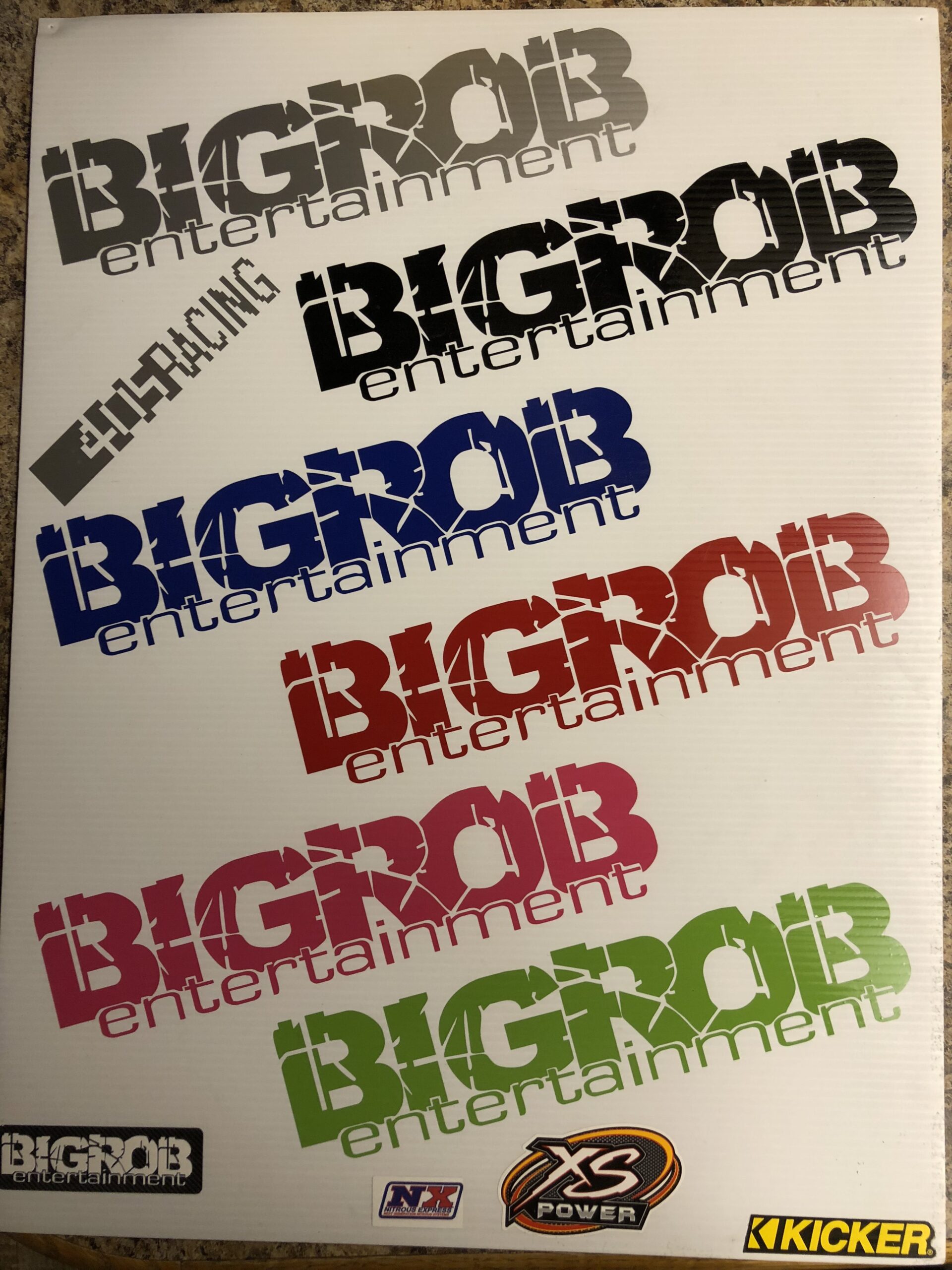 BIGROB Entertainment Sticker 12″ We Now Have GREEN